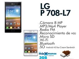 Características del teléfono inteligente con conectividad 4GLTE.PARA MÁS INFORMACIÓN VISITA www.telcel.com ESPECIAL /