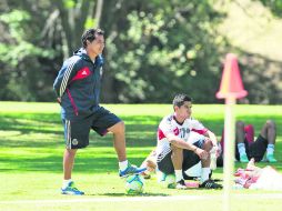 El ''Maestro'' observa el entrenamiento del Rebaño, efectuado en el Club de Golf Las Cañadas. EL INFORMADOR /