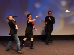 Ya en el festival de cine de Annecy, Kristina Reed y John Kahr habían lanzado aviones de papel. ARCHIVO /