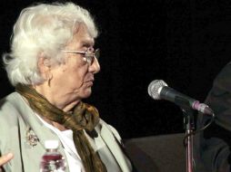 Se dijo sorprendida y emocionada por su homenaje en Zacatecas. ARCHIVO /