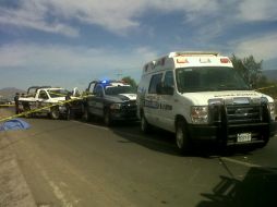 Las víctimas fueron encontradas a pie de la carretera.  /