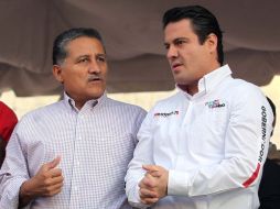 El evento será encabezado por Arturo Zamora Jiménez (i), próximo Secretario General de Gobierno de Aristóteles (d). ARCHIVO /