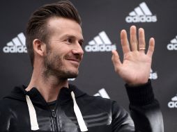 David Beckham asistió a un evento de su marca patrocinadora. AFP /