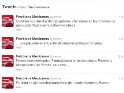 Pemex da a conocer la noticia a través de su cuenta en Twitter. TOMADA DE @pemex  /
