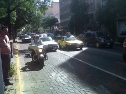 El tránsito fluyó con normalidad en la mayoría de las calles aledeñas al perímetro cerrado.  /