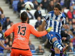 Los catalanes logran mantener el cero en su portería en calidad de visitantes. EFE /