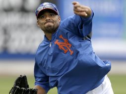 La presentación de Santana en el juego inaugural de temporada se ve complicada para los Mets. AP /
