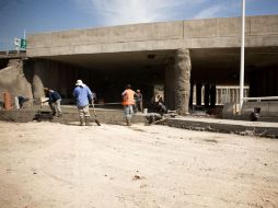 Las obras a cargo del Ayuntamiento de San Pedro Tlaquepaque que forman parte del Retorno El Mante, siguen sin concluir.  /