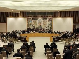 Miembros del Consejo de Seguridad de la ONU durante la votación para la imposición de nuevas sanciones contra Corea del Norte. EFE /