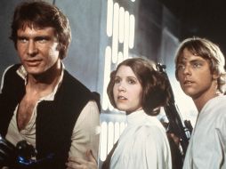 Harrison Ford, Carrie Fisher y Mark Hamill en una escena de ''Star Wars''. AP /