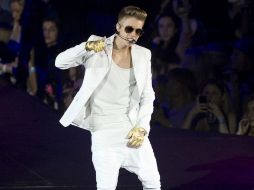 El intérprete de ''Baby'' está en Londres para presentar cuatro conciertos. AP /