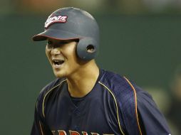 El elevado de Nakata al jardín central remolcó al emergente Nobuhiro Matsada. AP /