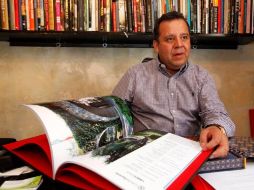 Víctor Hugo Rodríguez, presidente de Grupo Editorial Agueda. NTX /