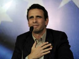 Henrique Capriles asegura que el proceso será ''más cuesta'' arriba'', debido a la fortaleza del oficialismo. AFP /