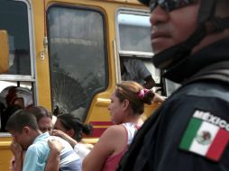 El ataque se registró alrededor de las 14:00 horas, cuando sujetos armados dispararon contra el chofer. AFP /