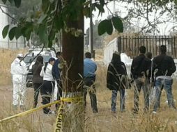 Agentes de la Fiscalía acudieron al lugar para dar inicio con las investigaciones.  /