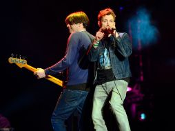 El grupo británico Blur hizo lo suyo en el Vive Latino. AFP /