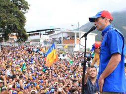 Capriles ya manifestó su voluntad de debatir con Maduro, quien puso como condición que el líder opositor se disculpara. EFE /