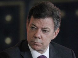 En su discurso, Juan Manuel Santos asegura que logrararán la paz en Colombia. ARCHIVO /