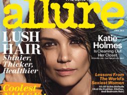 El número de abril de Allure, con la entrevista a Holmes, sale a la venta el 26 de marzo. AP /
