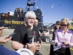 El canadiense Paul Watson teme ser aprehendido para su extradición. AP /