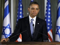 Estados Unidos hará lo que sea necesario para impedir que Irán tenga armas nucleares, dijo Obama. AP /