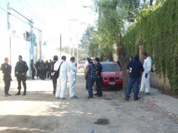 Los sujetos fueron encontrados en una zona desierta, en calles de terracería.  /