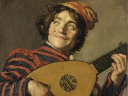 ''Músico con laúd'' (1623) del artista Frans Hals, caracterizado por su talento para captar con el pincel instantes fotográficos. EFE /