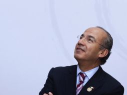 Calderón dice que las acciones estadounidenses comparten la culpa por permitir el flujo de armas y dinero al sur del Río Bravo. ARCHIVO /