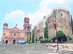 Tapalpa. La Parroquia de San Antonio, en la plaza central, es uno de los atractivos. EL INFORMADOR /