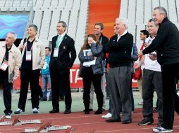 El COI examina la situación actual de la capital en los aspectos que influyen en la preparación y el desarrollo de la competencia. AFP /