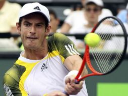 Andy Murray se enfrentó con el búlgaro Grigor Dimitrov, a quien le ganó 7-6 y 6-3. EFE /