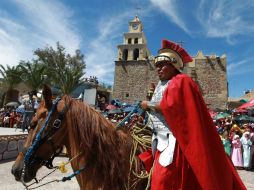 En la representación participarán 150 actores que escenifican la Pasión, Crucifixión, Muerte y Resucitación de Cristo. ARCHIVO /