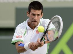 El serbio Novak Djokovic será el primer cabeza de serie en el certamen. EFE /