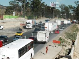 La obra está causando problemas viales debido a que no cuenta con señalética sobre vías alternas.  /