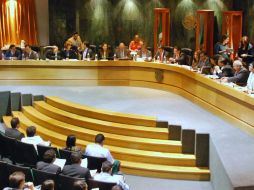 El pleno del Ayuntamiento de Zapopan autoriza el Plan Municipal de Desarrollo para el periodo 2012-2015. ESPECIAL /