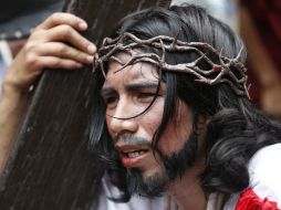 La tradición del vía crucis fue establecida por los franciscanos. EFE /