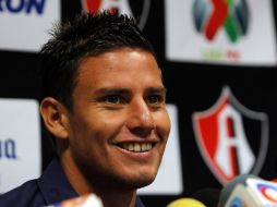 El centrocampista celebra el gran torneo que ha tenido el Atlas en el Clausura. ARCHIVO /