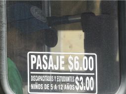Gaona asegura que el pasaje debe permanecer en seis pesos porque es un servicio de baja calidad e inseguro.  /