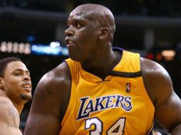 Así lucía Shaquille en sus mejores tiempos con Lakers. ARCHIVO /