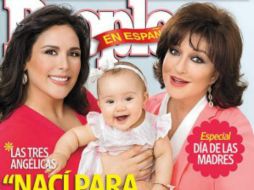 Portada de la revista del mes de mayo con las tres Angélicas. ESPECIAL /