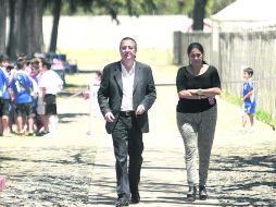 Jorge Vergara, dijo a los jugadores del Rebaño que estaba orgulloso de la entrega que mostraron ante el América. EL INFORMADOR /