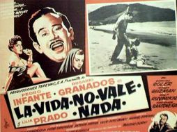 Entre las películas renovadas figuran ''La Vida No Vale Nada'', con Pedro Infante. ARCHIVO /