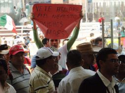 Los docentes han bloqueado vías federales y protestado en las calles de Chilpancingo. NTX /