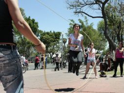 Estas actividades son parte de las planes de recreación que ofrece Comude para los asistentes a la Vía.  /