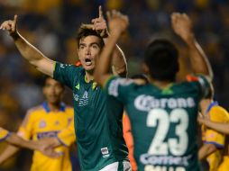 El defensa central de León, Juan Ignacio González, reconoce que deben sumar más puntos, pues su lugar en la tabla no es favorable. MEXSPORT /
