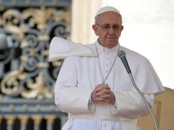 El Papa Francisco envió su mensaje de apoyo a Irán durante la audiencia pública de los miércoles en la plaza de San Pedro. AFP /