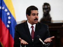 Nicolás asegura durante la reunión que en las últimas semanas ha habido una campaña sucia en su contra. EFE /