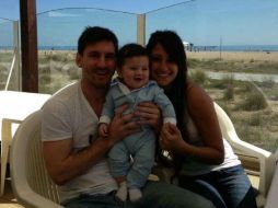 Esta es la foto de la familia Messi. ESPECIAL /