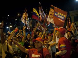 Rodríguez llama a a la paz de los venezolanos una vez que conozcan los resultados oficiales. EFE /